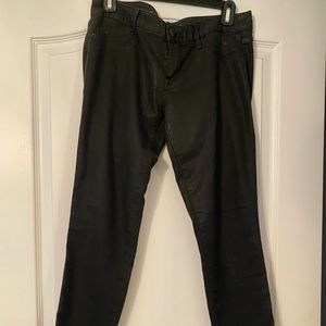 Express black coated jeans